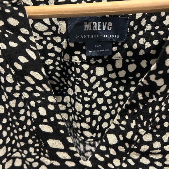 Anthropologie Maeve Sacha Tiered Textured Dress sz S - Picture 4 of 6